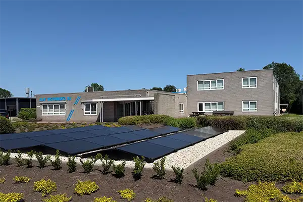 Thanks to the installed solar panels, a large part of the energy is now generated in-house.